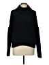Free People Solid Black Turtleneck Sweater Size L - photo 1