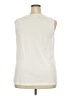 Chico's 100% Polyester Ivory Tank Top Size XXL (4) - photo 2