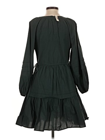Madewell Crinkle Poplin Wrap Mini Dress (view 2)