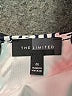 The Limited 100% Polyester Print Gray Casual Dress Size M - photo 7