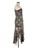 ASTR The Label 100% Polyester Paisley Brown Cocktail Dress Size M - photo 4