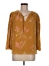 Daniel Rainn 100% Polyester Gold 3/4 Sleeve Blouse Size M - photo 1