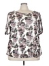 Studio Y Silver 3/4 Sleeve Blouse Size 3X - photo 1