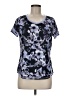 St. John Blue Short Sleeve Top Size M - photo 1