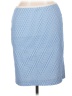 Talbots 100% Cotton Print Blue Casual Skirt Size 14 Petite - photo 1
