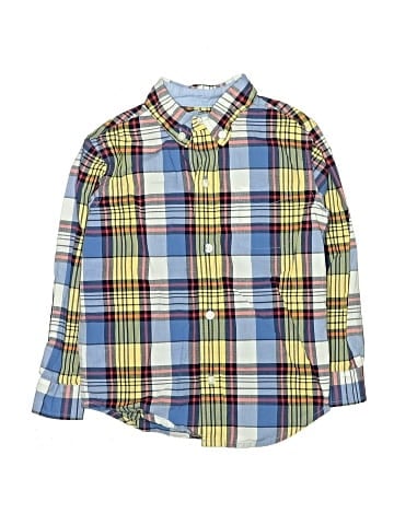 Janie and Jack Long Sleeve Button-Down Shirt (view 1)