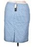 Talbots 100% Cotton Print Blue Casual Skirt Size 14 Petite - photo 2
