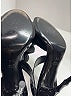 Gucci 100% Patent Leather Gray Black Sandals Size EU (IT) 37 1/2 / US 7 1/2 - photo 6