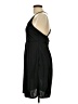 Mocking Top Solid Black Cocktail Dress Size L - photo 5