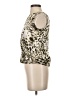 Ann Taylor Animal Print Ivory Sleeveless Blouse Size 0 Petite - photo 5