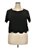 Shein Black Short Sleeve T-Shirt Size 2XL - photo 1