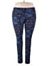 Danskin Now Paisley Blue Leggings Size 20 - photo 1
