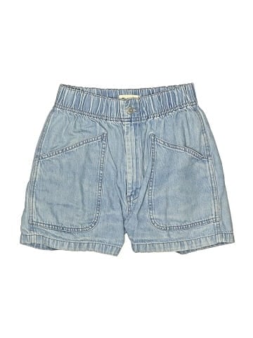 Madewell Denim Pull-On Utility Shorts in Grandfield Wash (view 1)