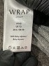 Wrap 100% Baby Alpaca Stripes Gray Wool Pullover Sweater Size 6 - photo 8