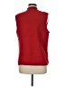 Coldwater Creek 100% Wool Red Sweater Vest Size M - photo 2