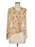 Zara Yellow 3/4 Sleeve Blouse Size M - photo 1