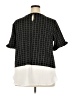 Elle Black Short Sleeve Blouse Size XXL - photo 2