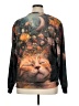 Unbranded Print Black Pullover Sweater Size XL - photo 2