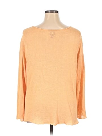 Eileen Fisher Long Sleeve Henley (view 2)