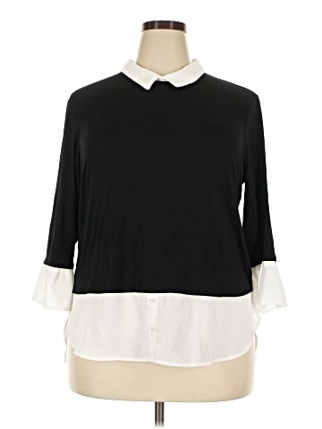 Elle 3/4 Sleeve Blouse (view 1)