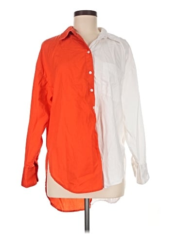 Maeve by Anthropologie Long Sleeve Button-Down Shirt (view 1)