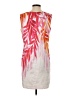 Ellen Tracy 100% Polyester Tropical Pink Cocktail Dress Size S (estimated) - photo 2