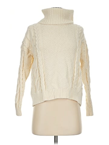 Madewell Cable Turtleneck Sweater (view 1)