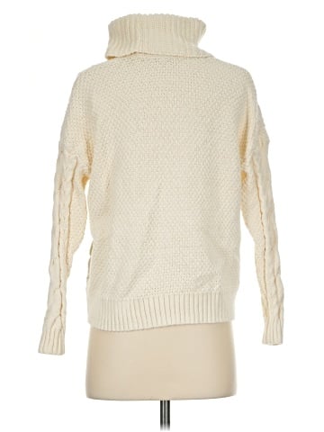 Madewell Cable Turtleneck Sweater (view 2)