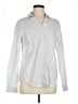 Lands' End Silver Long Sleeve Button-Down Shirt Size M - photo 1