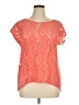 Apt. 9 Orange Short Sleeve Blouse Size XL Petite - photo 1