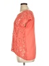 Apt. 9 Orange Short Sleeve Blouse Size XL Petite - photo 5