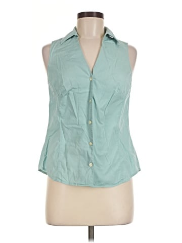 Ann Taylor Factory Sleeveless Button-Down Shirt (view 1)