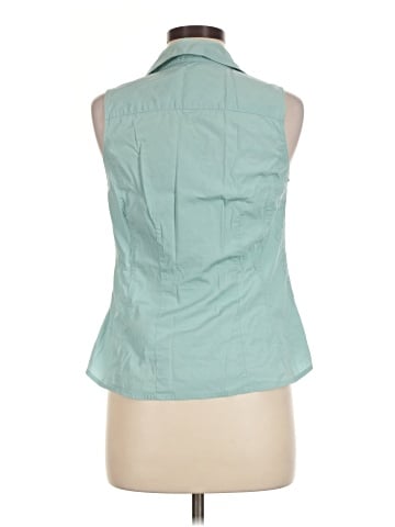 Ann Taylor Factory Sleeveless Button-Down Shirt (view 2)