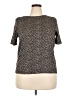 Maggie McNaughton Brown Short Sleeve Top Size 18 - photo 1