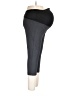 Isabel Maternity Gray Black Active Pants Size XL - photo 4