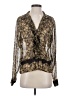 Axcess 100% Polyester Gold Long Sleeve Blouse Size 4 - photo 1