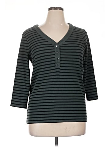 Chico's Long Sleeve Henley (view 1)