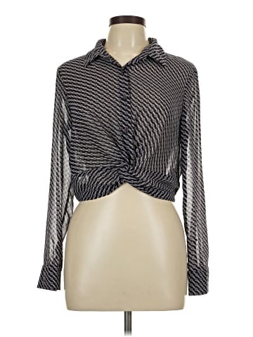 Timing Long Sleeve Blouse (view 1)