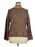 Unbranded Houndstooth Brown Pullover Sweater Size XL - photo 1