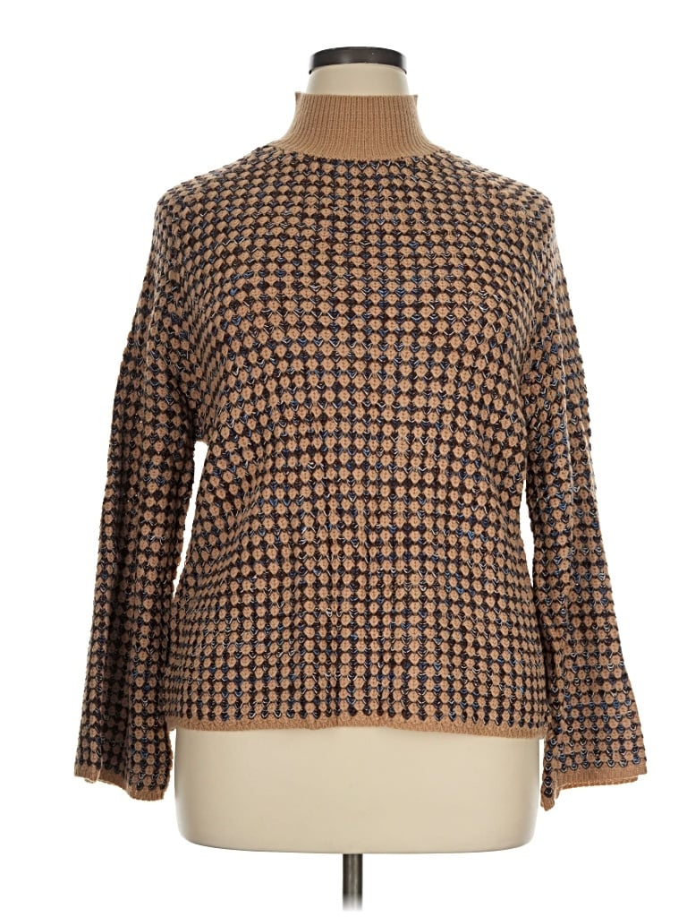 Pre-owned Unbranded Pullover Sweater In Brown