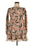 Express Paisley Tan Cocktail Dress Size L - photo 1