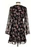 Sugar Lips 100% Polyester Floral Black Casual Dress Size S - photo 2