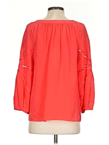 Trina Turk 3/4 Sleeve Silk Top (view 2)