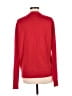 Maison Kitsuné 100% Virgin Wool Red Wool Cardigan Size M - photo 2