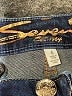 Seven7 Blue Denim Shorts Size 6 - photo 3