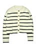 Zara Stripes Ivory Cardigan Size 13 - 14 - photo 1