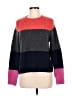 Banana Republic Color Block Gray Wool Pullover Sweater Size M - photo 1