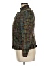 Coldwater Creek Tweed Black Green Jacket Size 14 - photo 5
