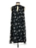 Joie 100% Polyester Paisley Black Cocktail Dress Size M - photo 2