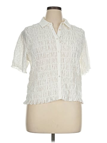 Lucky Brand Short Sleeve Blouse (view 1)